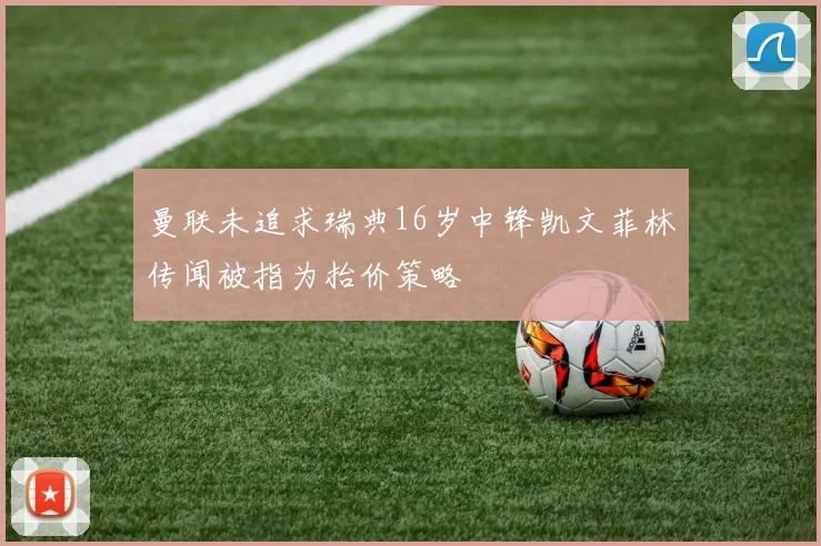 曼联未追求瑞典16岁中锋凯文菲林传闻被指为抬价策略